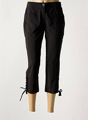 Pantacourt taille élastique taille normale noir S.QUISE femme