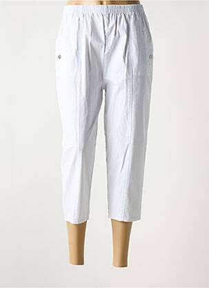 Pantacourt stretch taille normale blanc CHERRY B femme