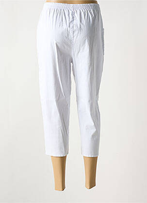 Pantacourt stretch taille normale blanc CHERRY B femme