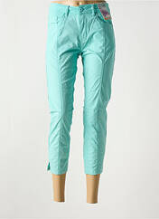 Pantalon 7/8 bleu QUATRE VINGT JOURS pour femme seconde vue