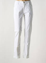 Pantalon slim blanc YOULINE pour femme seconde vue