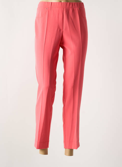 Pantalon 7/8 stretch taille normale orange QUATRE VINGT JOURS femme