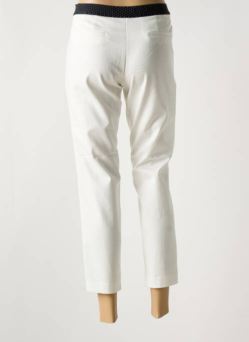 Pantalon 7/8 stretch taille normale blanc LCDN femme