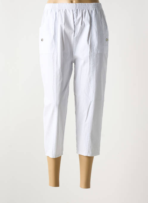 Pantacourt blanc CHERRY B pour femme