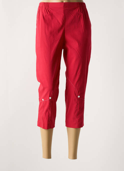 Pantacourt rouge GEVANA pour femme