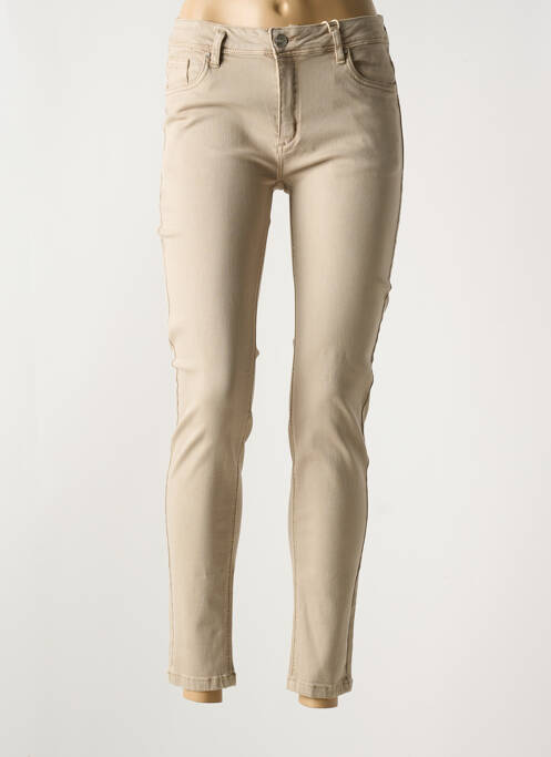 Pantalon 7/8 beige NORFY pour femme