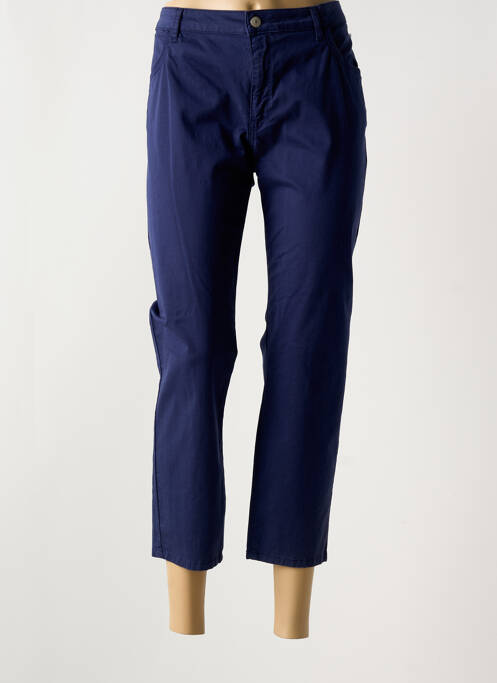 Pantalon 7/8 bleu KANOPE pour femme