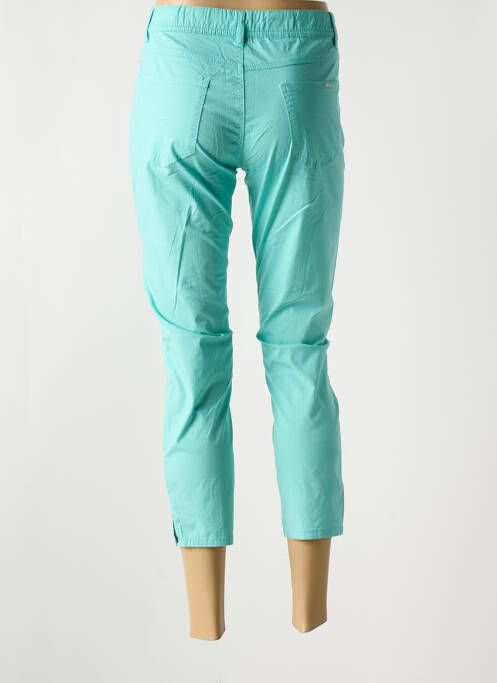 Pantalon 7/8 bleu QUATRE VINGT JOURS femme