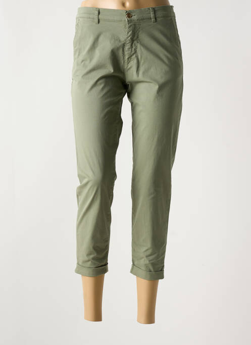 Pantalon 7/8 vert LCDN pour femme