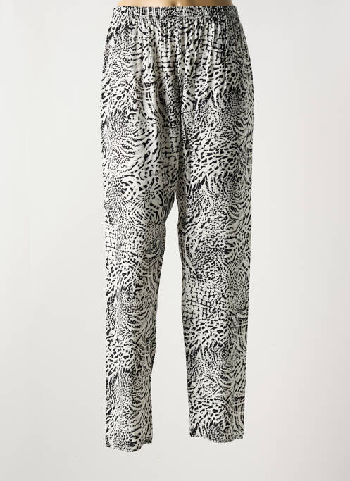 Pantalon droit noir QUATRE VINGT JOURS pour femme