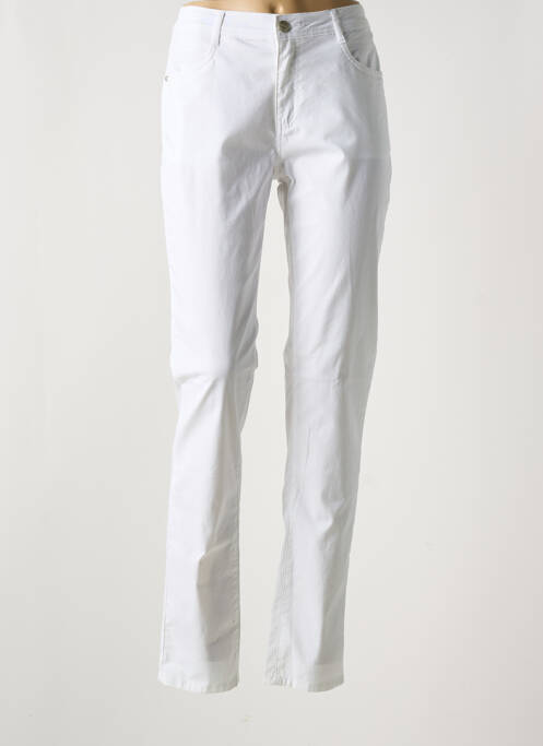 Pantalon slim blanc YOULINE pour femme