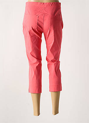 Pantacourt stretch taille normale rose HALOGENE femme
