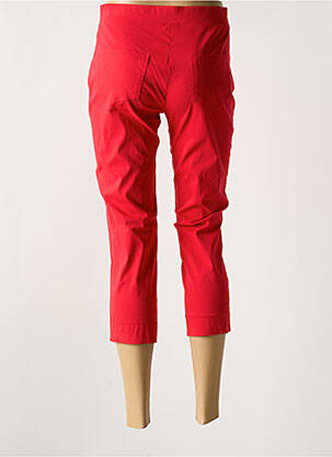Pantacourt stretch taille normale rouge HALOGENE femme