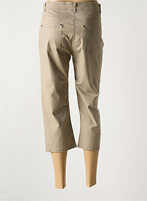 Pantacourt stretch taille normale gris CLAUDE DE SAIVRE femme