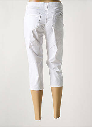 Corsaire stretch taille normale blanc KANOPE femme