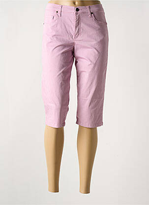 Corsaire stretch taille normale violet LCDN femme
