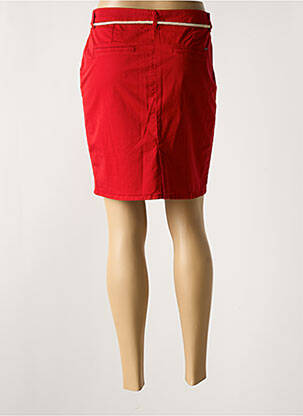 Jupe courte poches rouge KANOPE femme