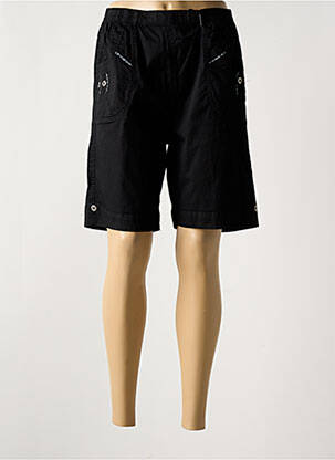 Bermuda taille élastique taille normale noir PHILIPPE CÉCILE femme