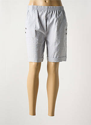 Bermuda taille élastique taille normale gris PHILIPPE CÉCILE femme