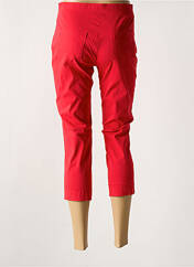 Pantacourt rouge HALOGENE pour femme seconde vue