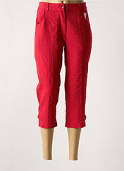 Pantacourt rouge PLURIELLES pour femme seconde vue