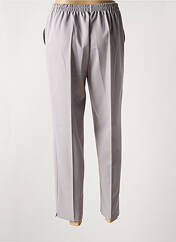 Pantalon 7/8 gris PLURIELLES pour femme seconde vue