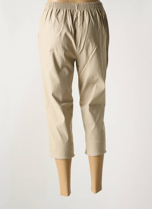 Pantacourt taille élastique taille normale beige TREFLE femme