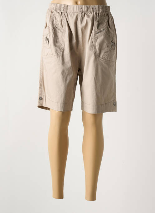 Bermuda beige PHILIPPE CÉCILE pour femme