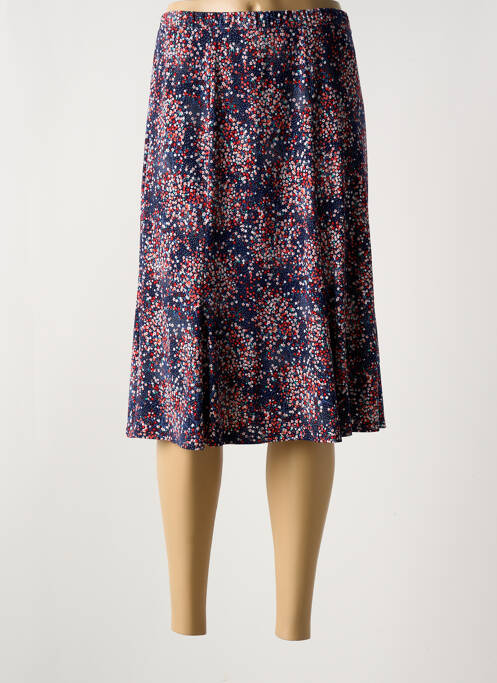 Jupe mi-longue bleu GEVANA pour femme