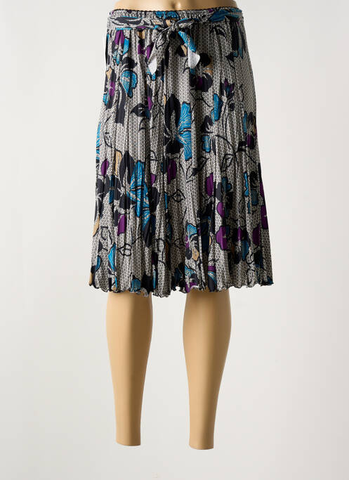 Jupe mi-longue noir MODE ACTUELLE pour femme