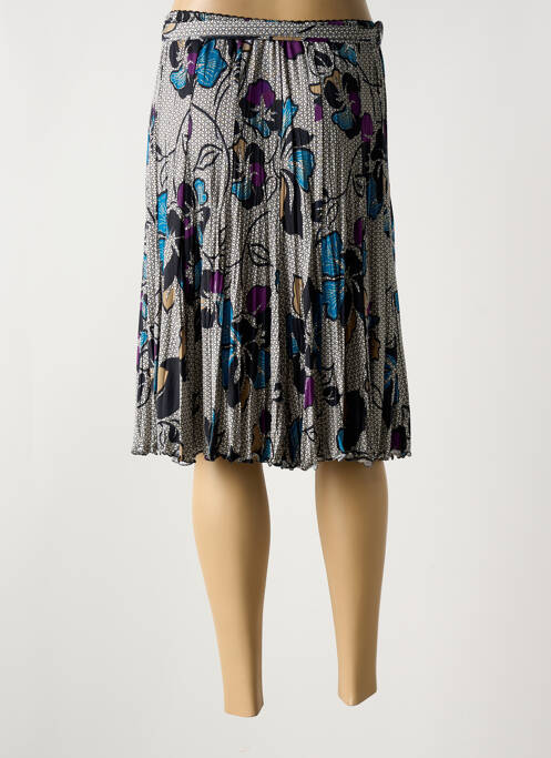 Jupe mi-longue noir MODE ACTUELLE pour femme