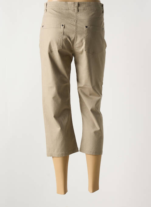 Pantacourt gris CLAUDE DE SAIVRE pour femme