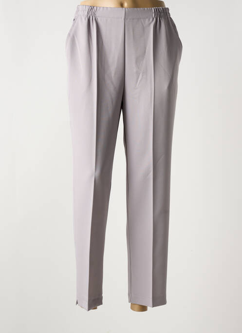 Pantalon 7/8 gris PLURIELLES pour femme