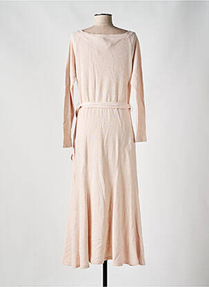 Robe longue manches longues manches longues rose RALPH LAUREN femme
