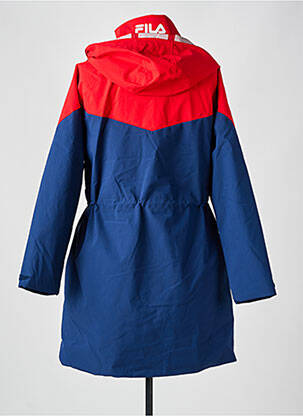 Parka manches longues a capuche bleu FILA femme