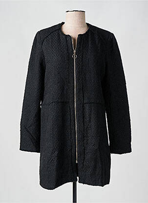 Veste casual col rond noir J&W . femme