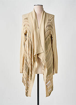 Gilet manches longues stretch beige WEILL femme