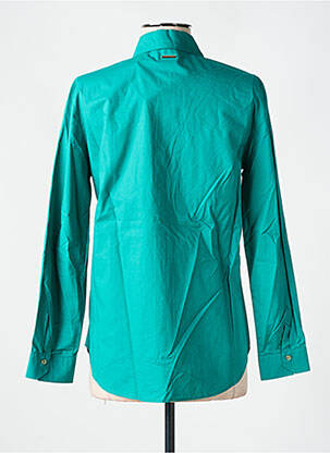 Chemisier coupe cintrée manches longues vert ONE STEP femme