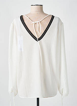 Blouse manches longues manches longues blanc IKKS femme