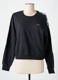 Sweat-shirt stretch manches longues noir FILA femme