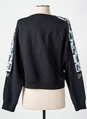 Sweat-shirt stretch manches longues noir FILA femme