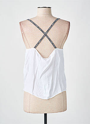 Top col v fines bretelles blanc TOMMY HILFIGER femme