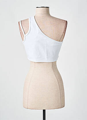 Top stretch sans manche blanc TOMMY HILFIGER femme