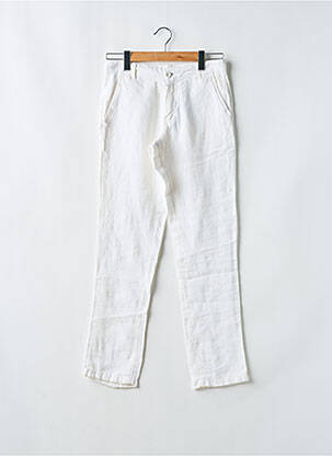 Pantalon chino fermeture zippée sous rabat boutonné taille normale blanc EDWEEN PEARSON femme