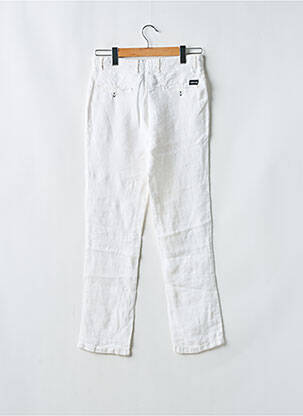 Pantalon chino fermeture zippée sous rabat boutonné taille normale blanc EDWEEN PEARSON femme