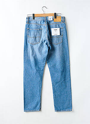 Jeans coupe droite effet usé délavé taille normale bleu JACK & JONES homme