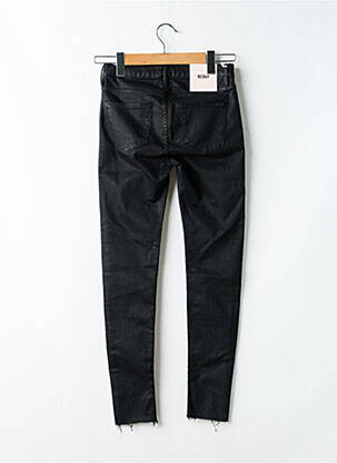 Pantalon 7/8 stretch taille normale noir REIKO femme