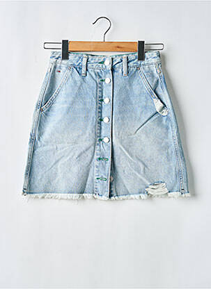 Jupe courte poches bleu TOMMY HILFIGER femme