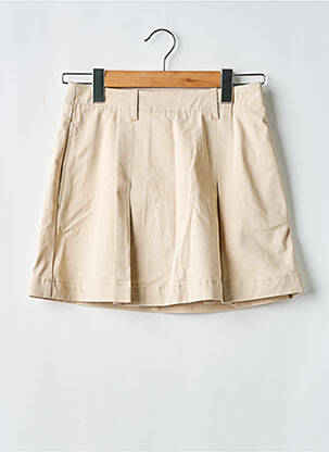 Jupe courte coupe évasée beige TOMMY HILFIGER femme