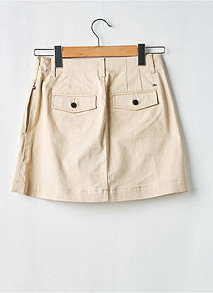 Jupe courte coupe évasée beige TOMMY HILFIGER femme